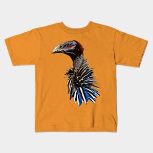 Head of a Vulturine Guineafowl Kids T-Shirt